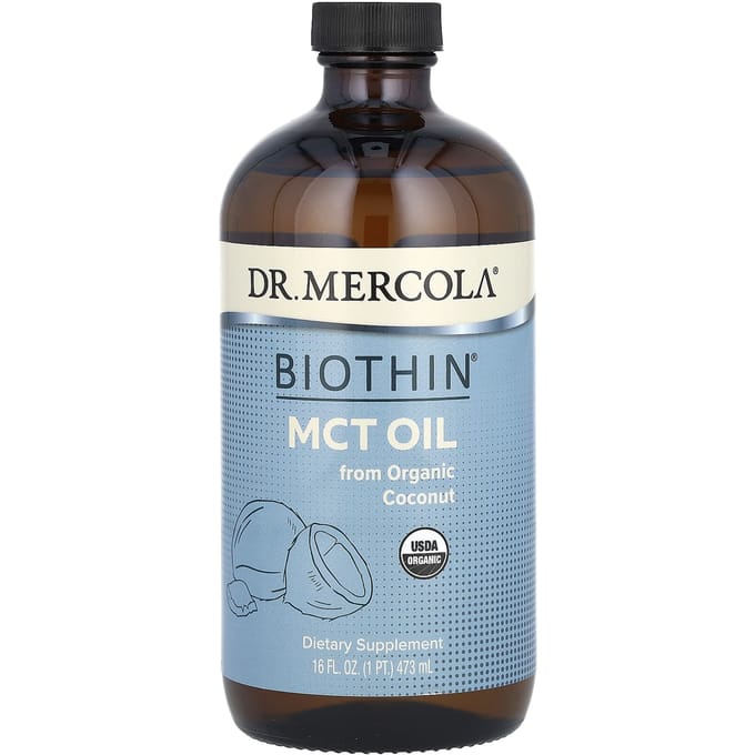 Dr. Mercola, Biothin, MCT-olie, 16 fl oz (473 ml)