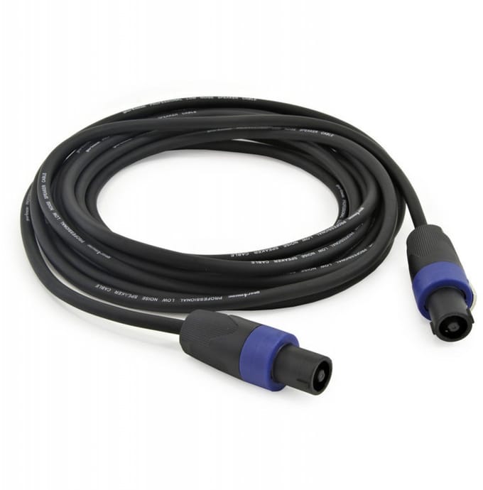 2-Pole NL4 Speaker Twist Connection Pro Cable, 20m