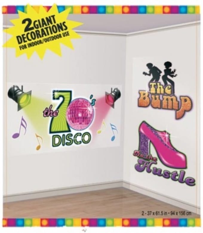 Scene Setter Disco, Deurdecoratie, Muurdecoratie, Themafeest
