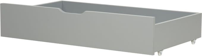 RUMILLY - Bedlade set van 2 - Grijs - Dennenhout