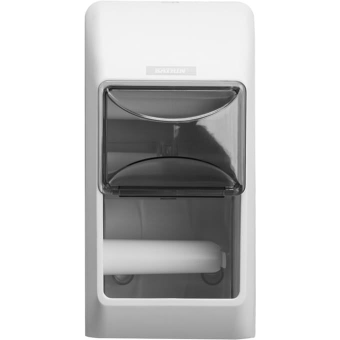 Katrin duobox toiletroldispenser voor 2 rollen - wit