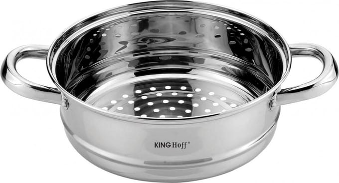 Kinghoff 1536 - Inzet stoompan - Groentestomer - Vleesstomer - Ø24 x 8.5 cm