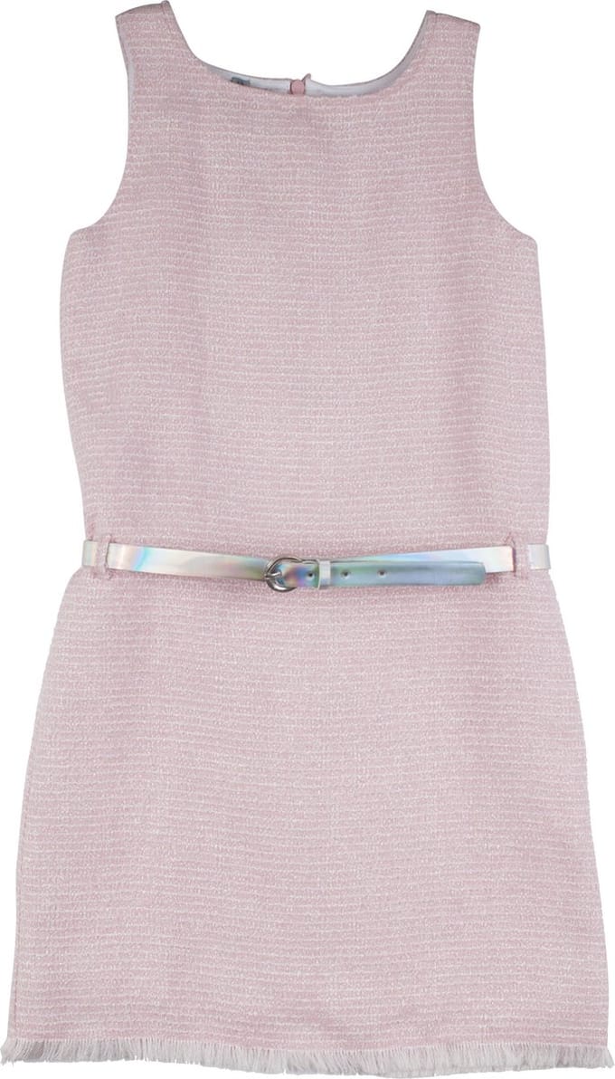 Rumbl Royal - Jurk - Jacquard - Roze - maat 128