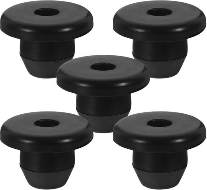 Vervangbare rubber stoppers voor olie - 8mm-set