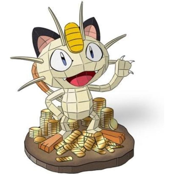 Spinmaster 4D Build - Pokemon - Meowth 3D Puzzels