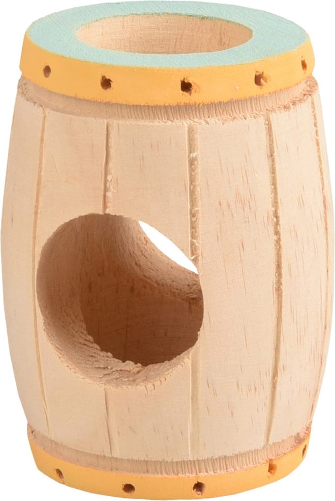 Hamsterspeelgoed Ton - Bruin - 9 x 6.5 x 6.5 cm