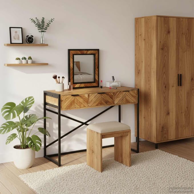vidaXL - Kaptafel - Bruin - 100 - x - 40 - x - 120 - cm - Massief - Acacia - Hout