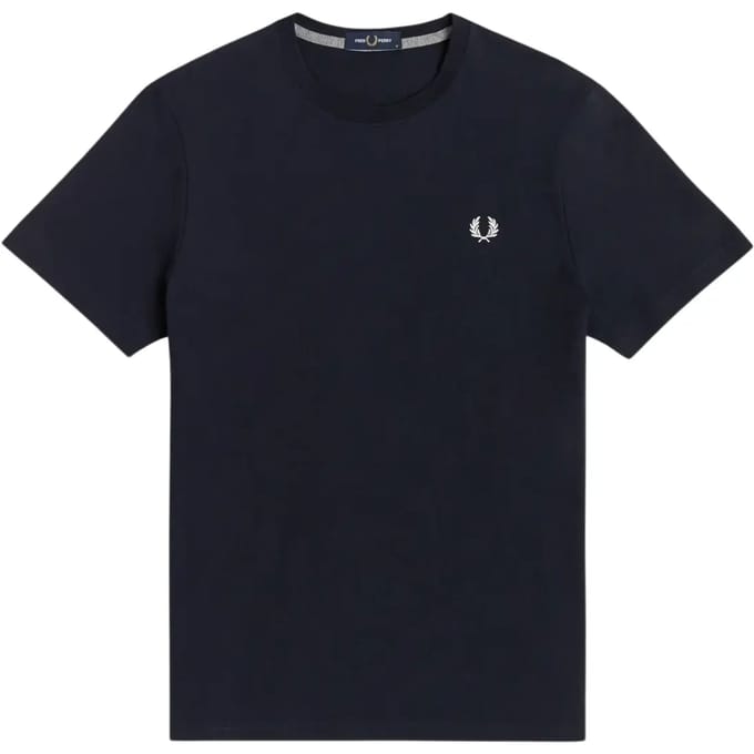 Fred Perry - Crew Neck T-Shirt - Navy T-shirt-L