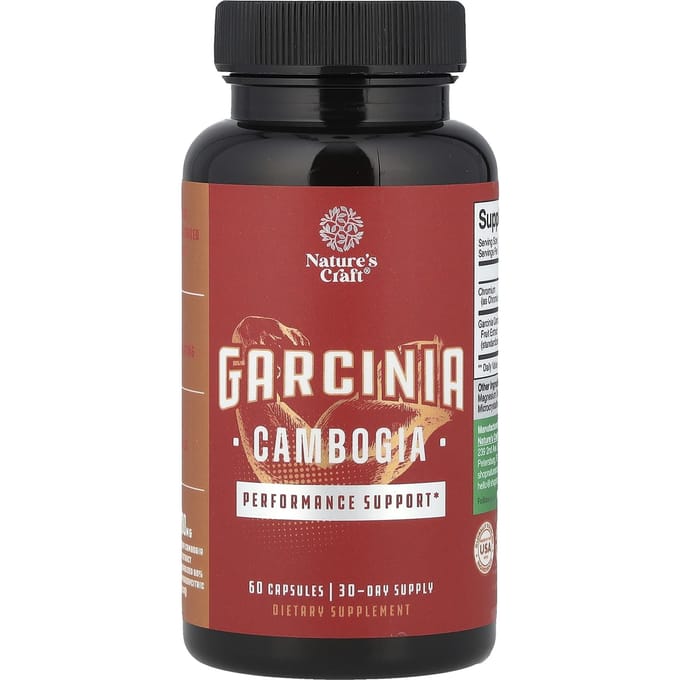 Nature's Craft, Garcinia Cambogia, 60 Capsules