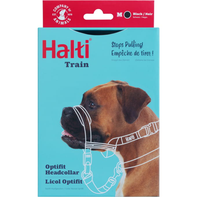 Halti Optifit Headcollar - Hondenhalsband - Zwart Medium