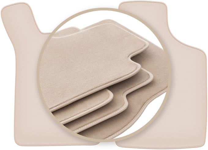 PREMIUM beige matten voor: Renault 21 sedan 1986-1996