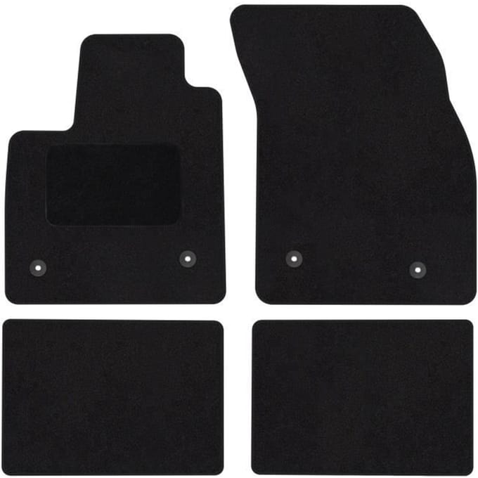 Tapis de sol - BMW - X3 G01 - Velours noir - 4 pièces - Antidérapant et imperméable