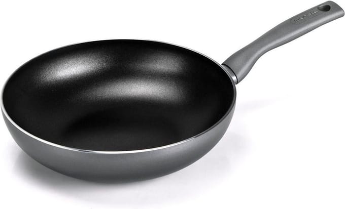 Moneta - Eden Wokpan ø 28 cm - Gerecycled Aluminium - Zwart -