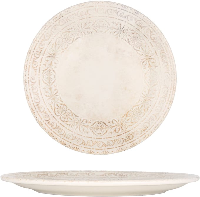 By Bone Dinerbord - Antico - Porselein - 25 cm - set van 6