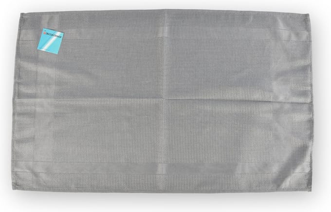 Discountershop Glazendoek Polierdoek - Donker Grijs - 67cm x 41cm - 80% Polyester, 20% Polyamide