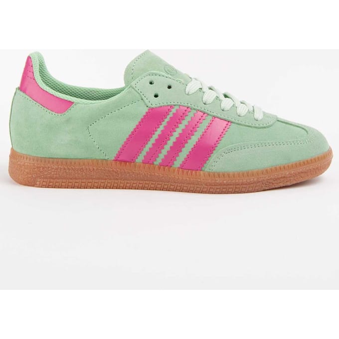 Sneaker De Piel Para Mujer. Purapiel Purasamb 103035 36 groen
