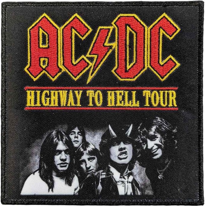 AC/DC - Highway To Hell Tour Patch - Zwart