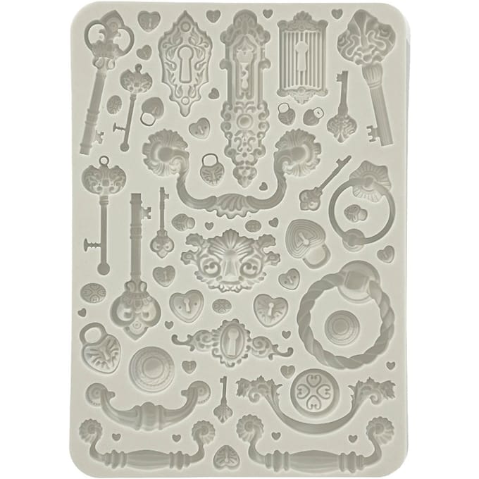 Siliconen gietvorm  "Golden Harmony" - Keys