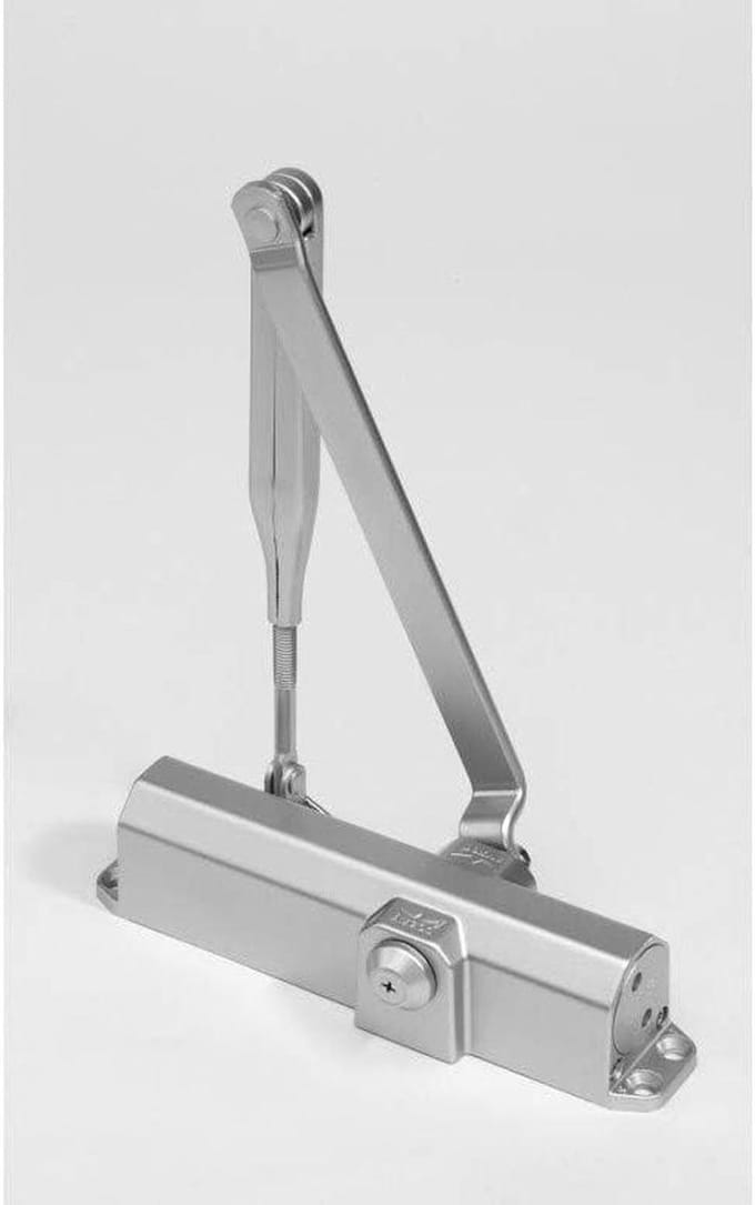 Deursluiter Compact - Automatische Deur - Toegangscontrole - Kracht Instelbaar - Tot 110 mm - Zilver
