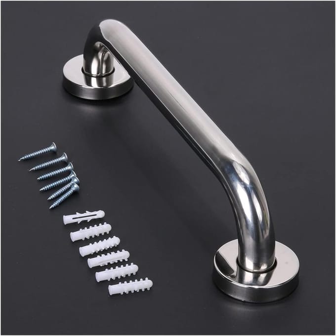 Badkamer greep - Veiligheidshandvat - Extra steun - Wandmontage - 40 cm - Chroom