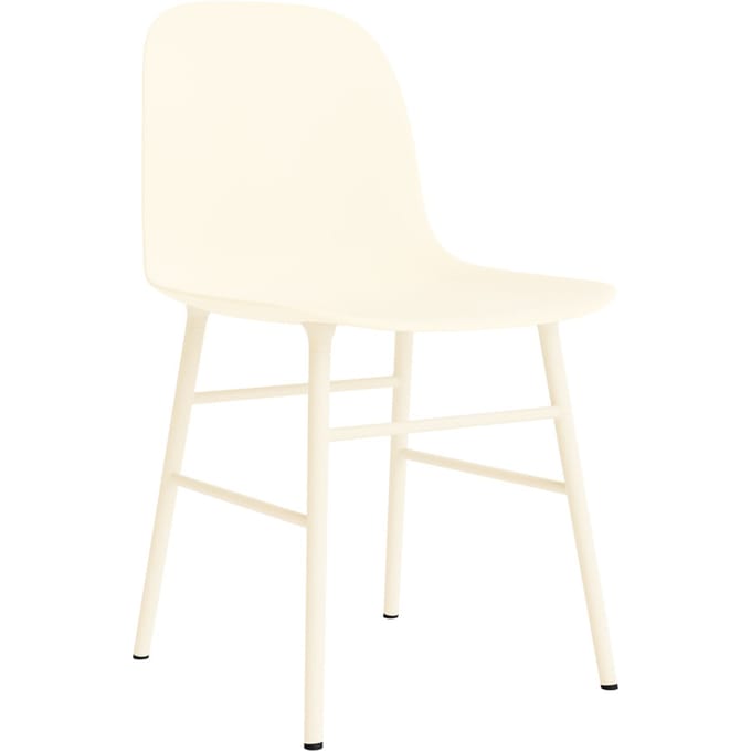 Normann Copenhagen Form stoel met metalen frame - NormannCopenhagenFormCream