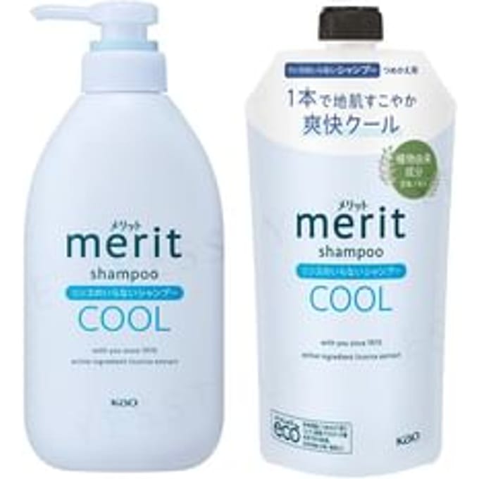 Kao - Merit Rinse In Shampoo Cool 450ml