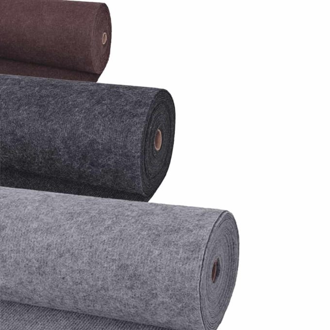 vidaXL - Tapijt - Antracietkleurig - 1,2 - x - 10 - m - Polyester