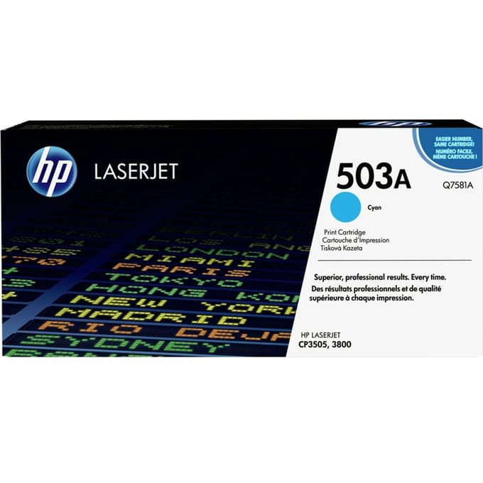HP 503A (Q7581A) Toner Cyaan