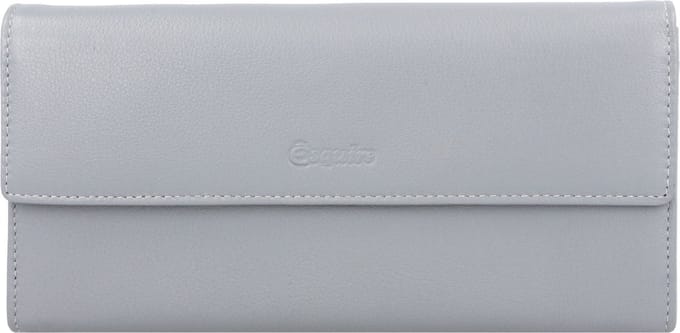 Esquire Viktoria Portemonnee RFID Leer 18,5 cm - Dames - Horizontaal - grau