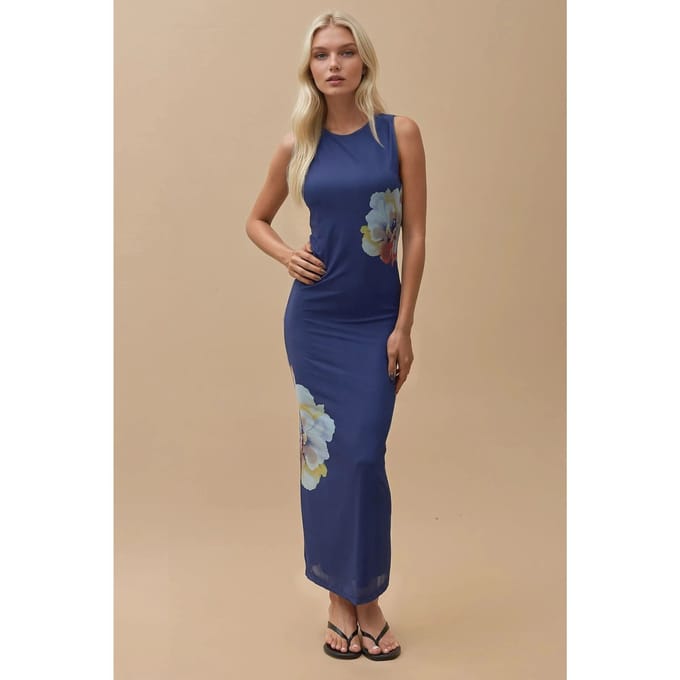 Bloemrijk Crew Neck Bodycon Jurk