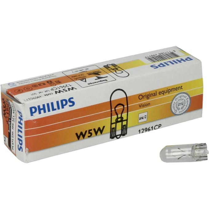 P27/7w lamp PHILIPS W5W 12V, 5W