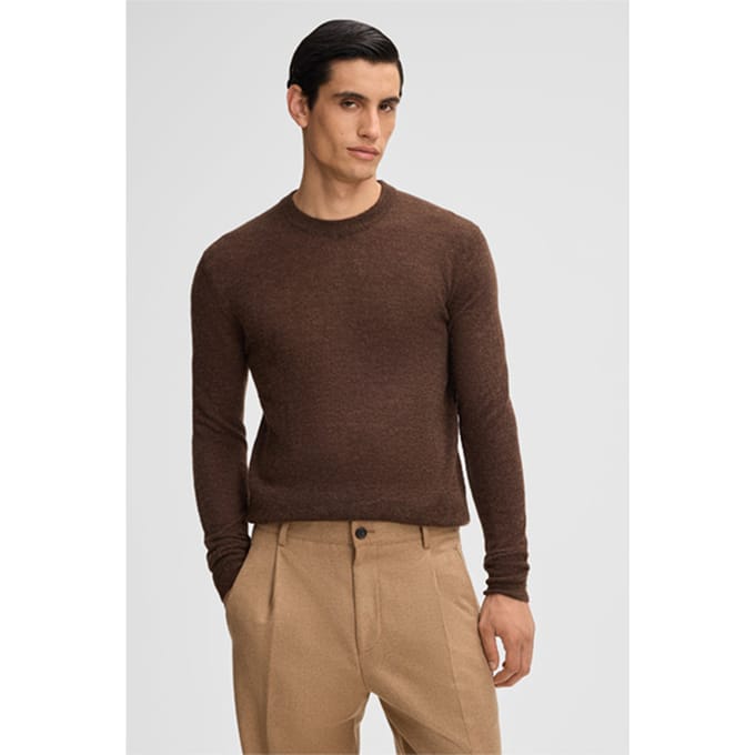 Pullover Alpus, donkerbruin