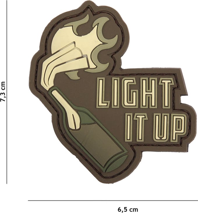 101 Inc Embleem 3D Pvc Light It Up Multi  9010