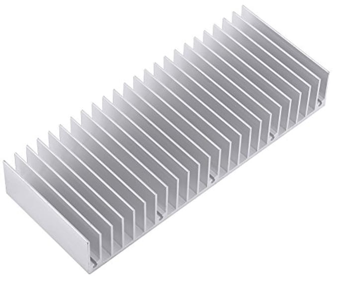 Aluminium Waterkoeler Koellichaam 150mm voor Versterker Transistor
