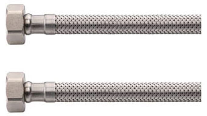 Riko Flexibele Aansluitslang - 1/2" BI x 3/8" BI - 60cm - RVS