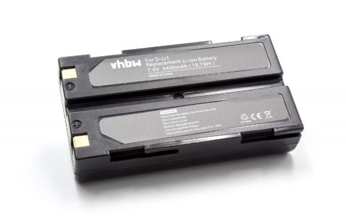 vhbw-accu compatibel met APS BC1071-camera (2600 mAh, 7,4 V, Li-Ion)