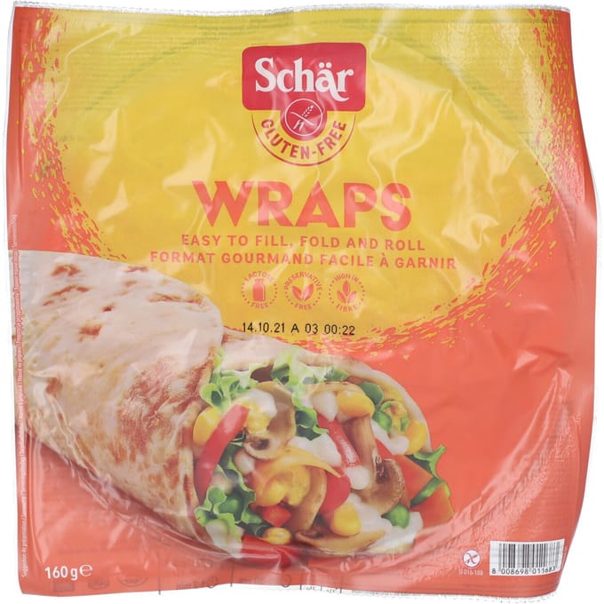 Schär Glutenvrije Wraps 2x80 Overige