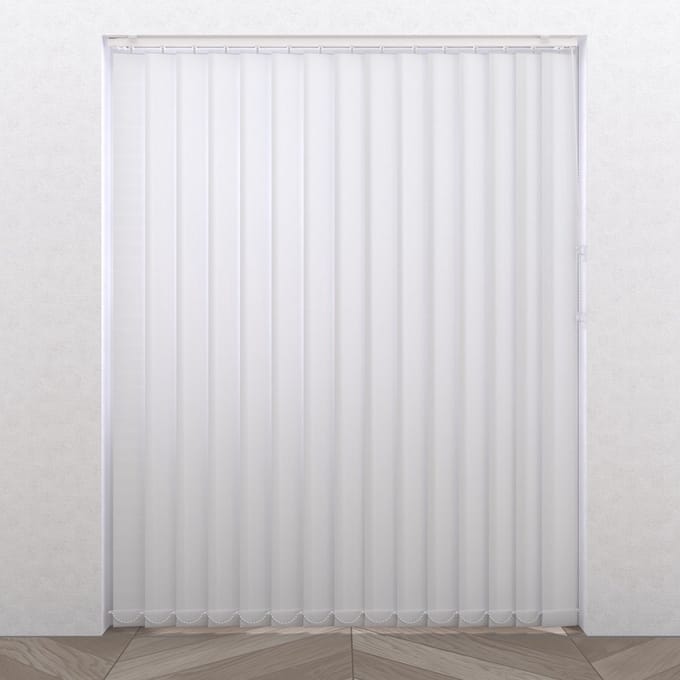 Lamellen set Easy Crush - Transparant - White - 40 x 260 - 5 lamellen