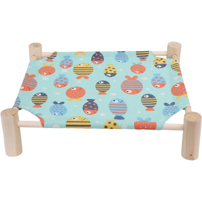 Verhoogd Hondenkussen Afneembaar Koel Verhoogd Huisdierbed Multifunctioneel voor Katten Kleine Dieren Type 2 white