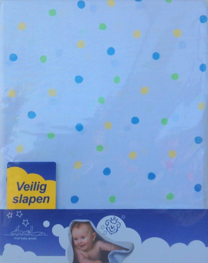 Ledikantlaken Dots - merk Anel - 100 x 150 cm - Baby