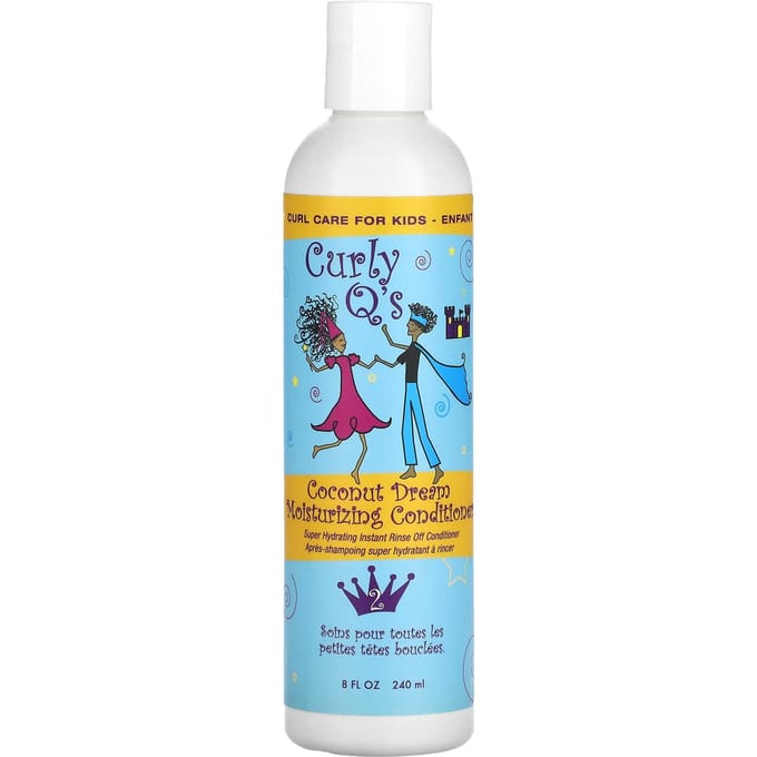 Curls, Children's, Coconut Dream Moisturizing Conditioner, 8 fl oz (240 ml) white