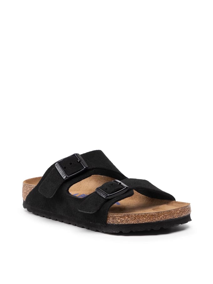 Birkenstock Arizona SFB VL Narrow Slippers - Black - Maat 43
