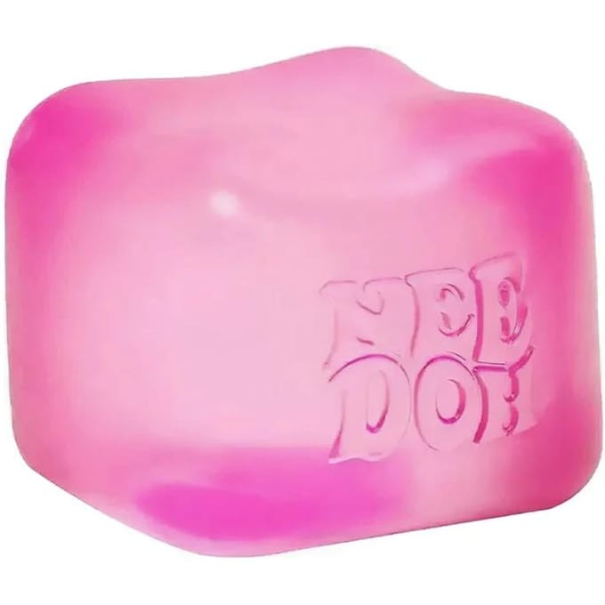 Schylling Needoh Nice Cube Sensorisch Speelgoed Stressverlichtende Blokken Knijpen Verlichtend Puzzel Oplossen Ventileren Kinderen Souvenir pink