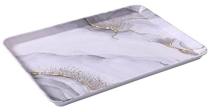 BRICARD MELAMINE DIENBLAD 101 | WIT-MARMER 42X31 CM
