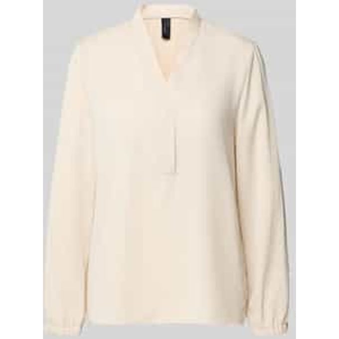 Regular fit blouse met V-hals