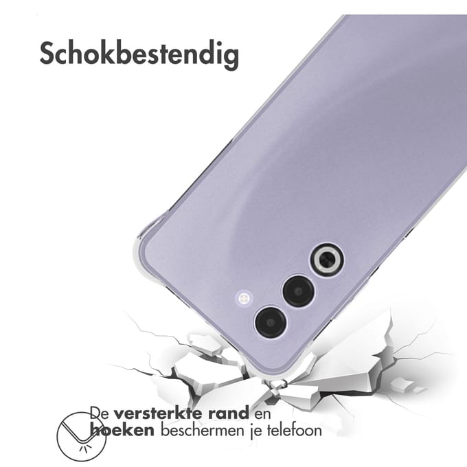 imoshion Hoesje - Geschikt voor Oppo A5 5G - Shockproof Case - Transparant