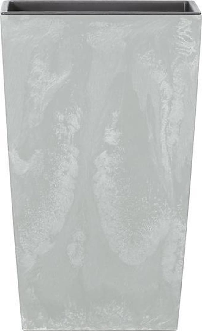 Deuba Bloempot - Beton Design 26L - 26,5 x 26,5 x 50cm Grijs