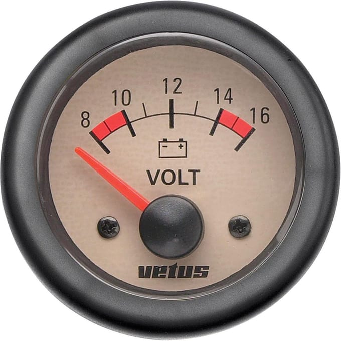 VETUS VOLT24W beige Voltmeter 24 Volt