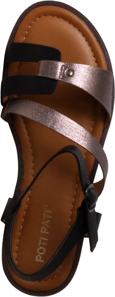 Platte sandalen met bandjes