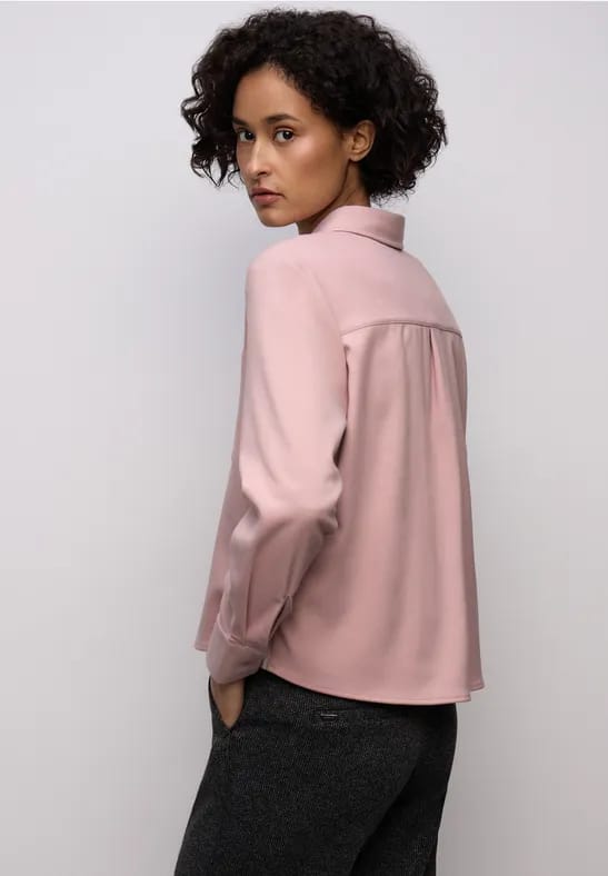 Gemêleerde blouse met tape